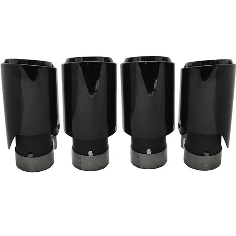 2020 new style exhaust tip for 2018 por-sche cay-enne exhaust pipe muffler chrome Black