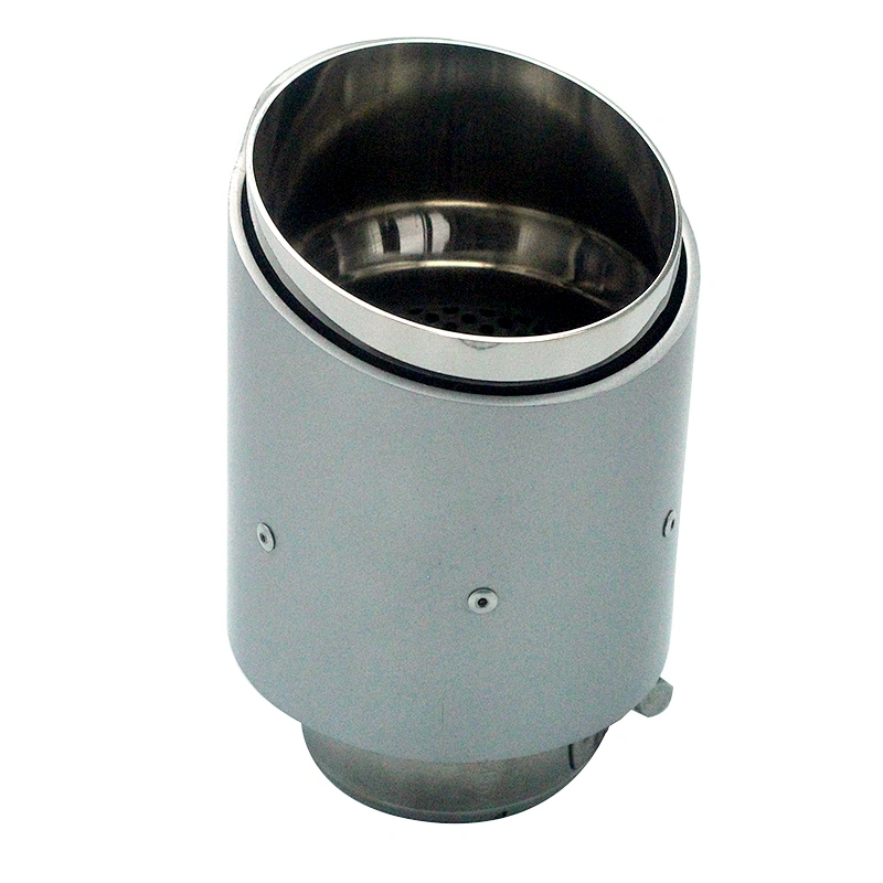 7023A 1 PCS Multi Size Car Exhaust Tips with Glossy Carbon Exhaust Muffler End Pipes