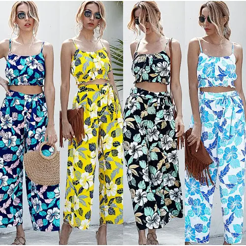 Woven pantsuit