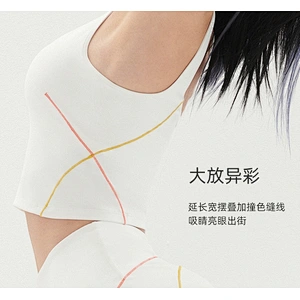 Ladies v-neck high elastane shape sport active suit