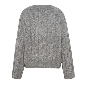 Ladies V-neck pullover sweater