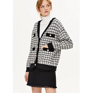Ladies knit sweater coat