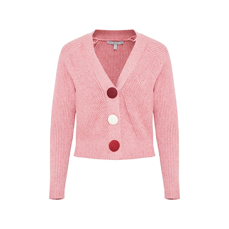 Ladies knit restore cardigan sweater