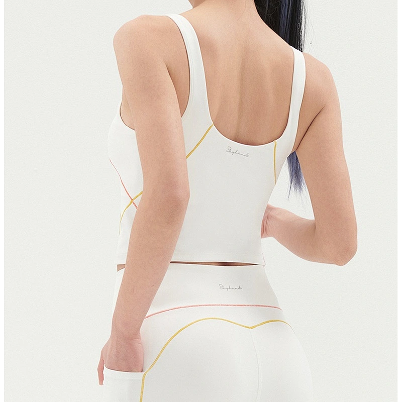 Ladies v-neck high elastane shape sport active suit