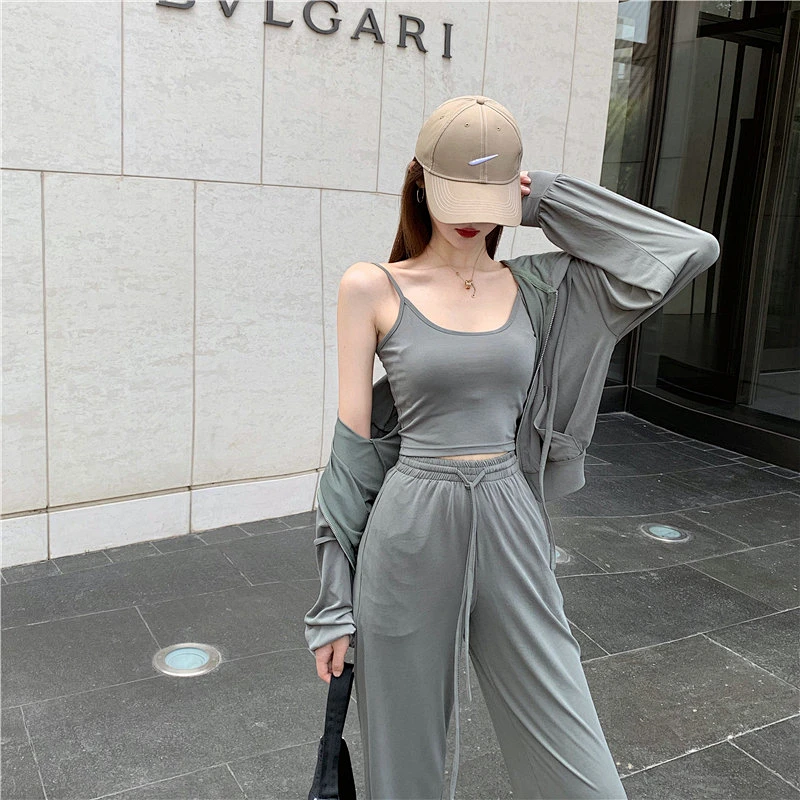 Ladies casual knit suit