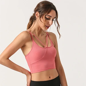 Ladies active tops gym vest, Sport Fitness underwear yoga bra