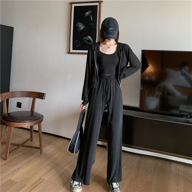 Ladies casual knit suit