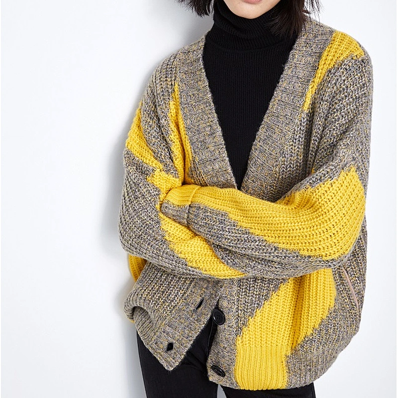 Ladies cardigan sweater coat