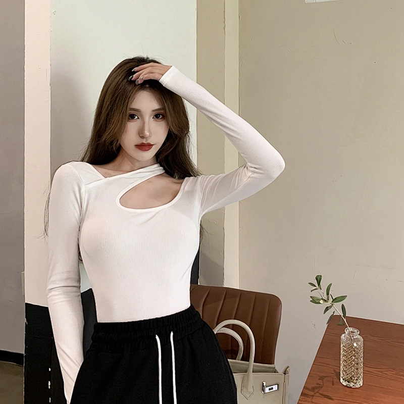 ladies neck loop t-shirt