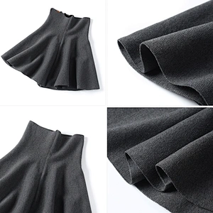 Ladies draped pleated mini skirt