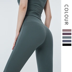 Ladies knit gym shape Sport Loose Pants Gym running yoga pants