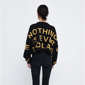Ladies pullover sweater