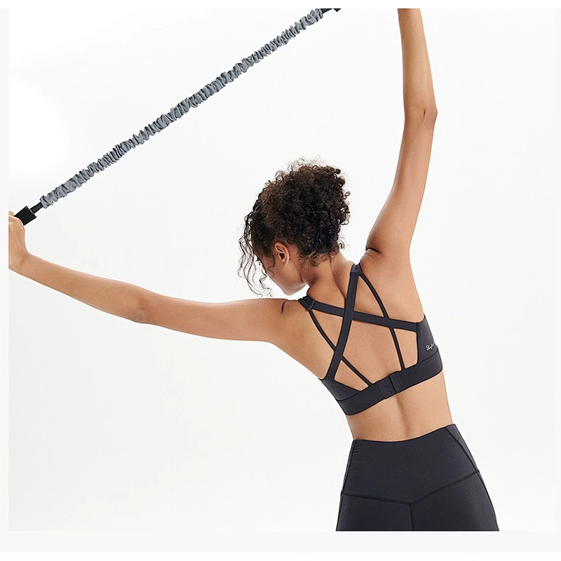 Ladies sexy back steelless shape active yoga bra