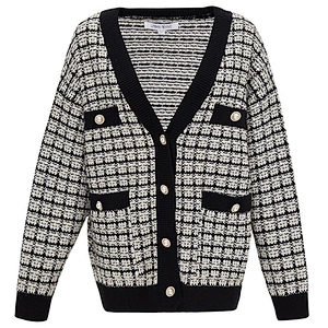 Ladies knit sweater coat