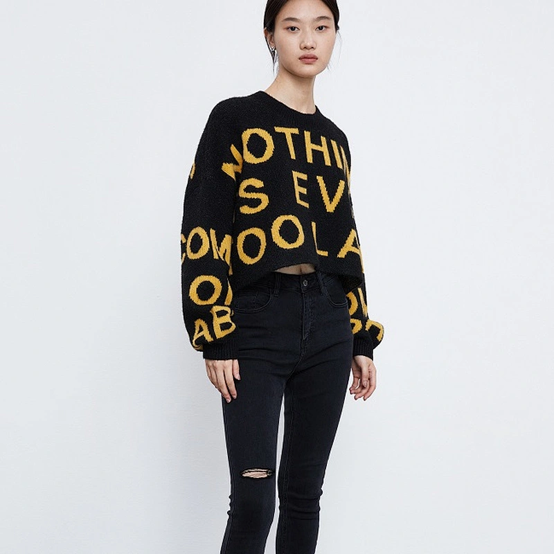 Ladies pullover sweater