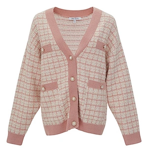 Ladies knit sweater coat