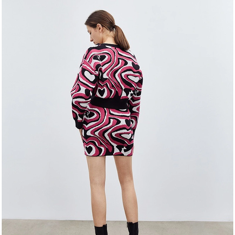 Ladies cardigan sweater coat