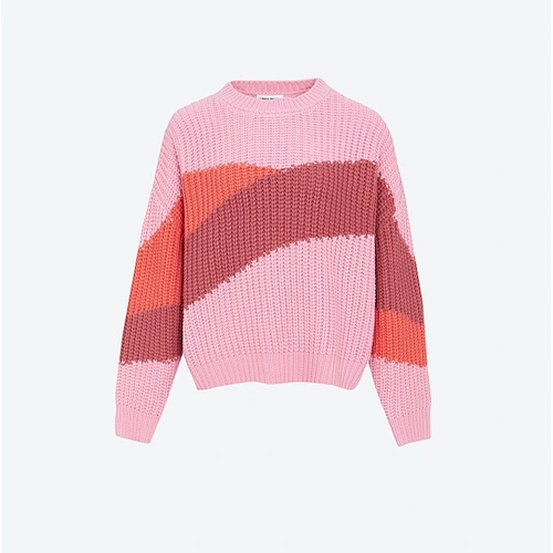 Ladies pink sweater pullover