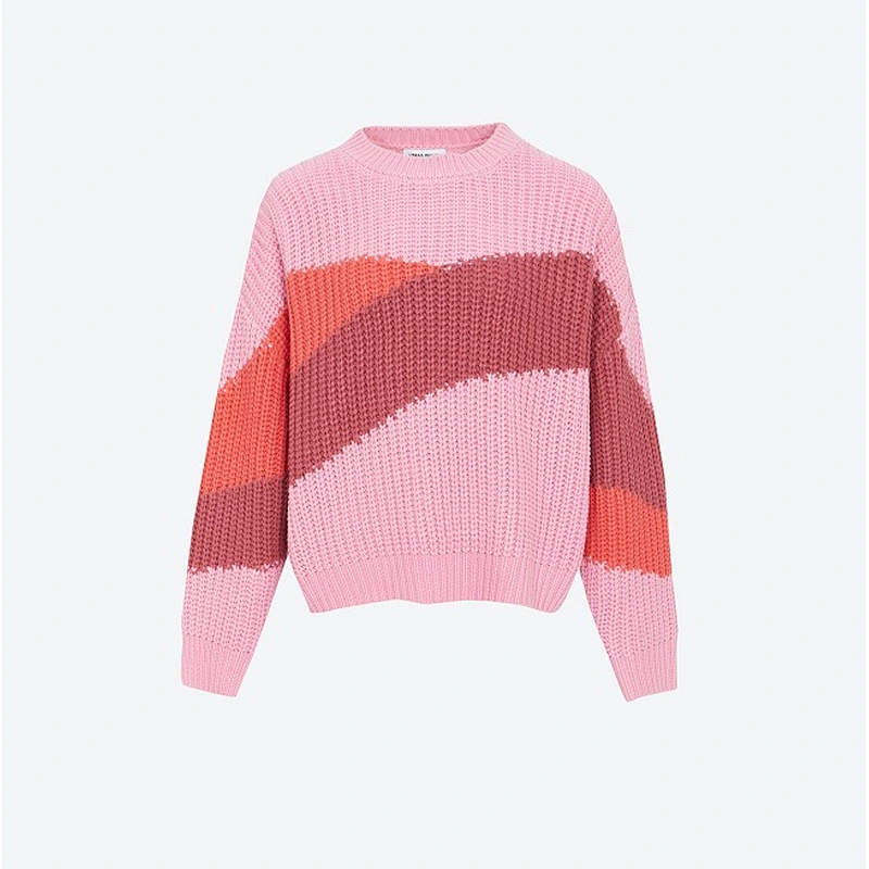 Ladies pink sweater pullover