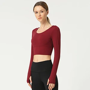 Ladies Long sleeve tops Sports Shirts