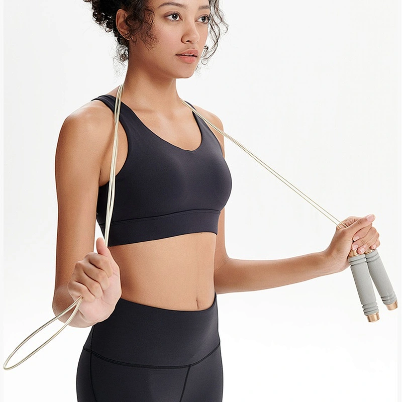 Ladies sexy back steelless shape active yoga bra