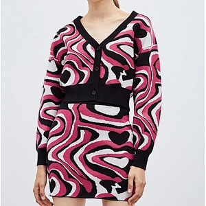 Ladies cardigan sweater coat