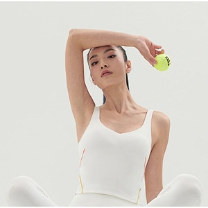 Ladies v-neck high elastane shape sport active suit