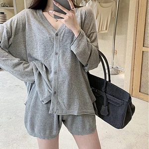 Ladies knit sweater suit