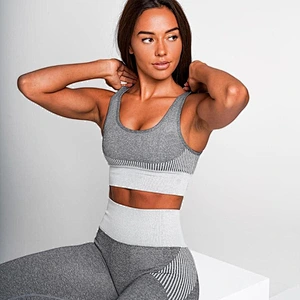 Ladies seamless tank top sport Yoga Fitness Vest