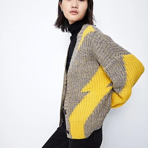 Ladies cardigan sweater coat