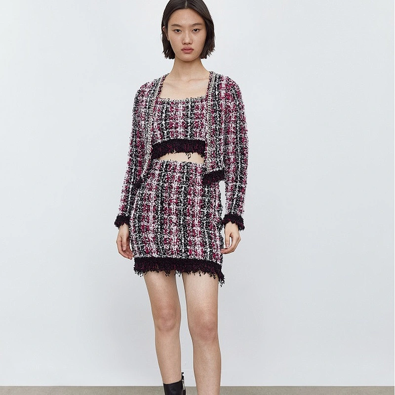 Ladies fashion knit 3pcs set