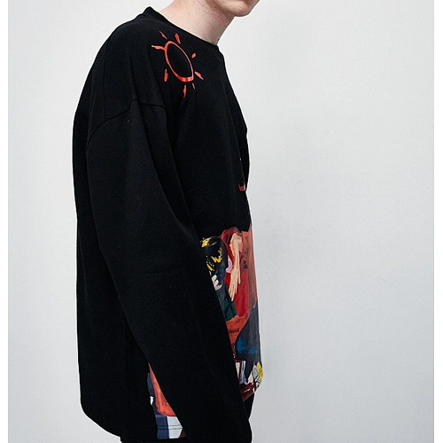 Mans printed top pullover