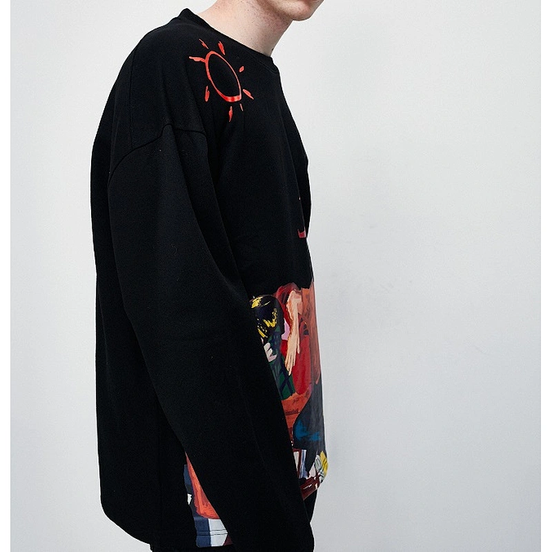 Mans printed top pullover