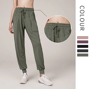 Ladies fast dry Sport Loose Pants Gym running yoga pants