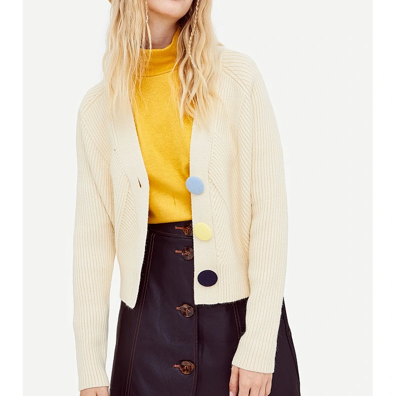 Ladies knit restore cardigan sweater
