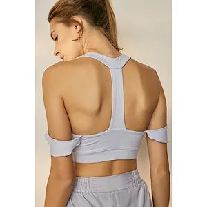 Women's Traceless Flouces Decoration Yoga Tank