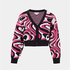 Ladies cardigan sweater coat