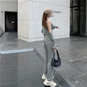 Ladies casual knit suit