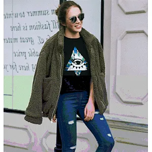 Ladies Big Size Winter Coat Women Warm fuzzy Jacket Soft Outwear