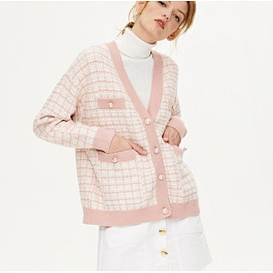 Ladies knit sweater coat