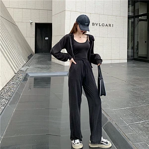 Ladies casual knit suit
