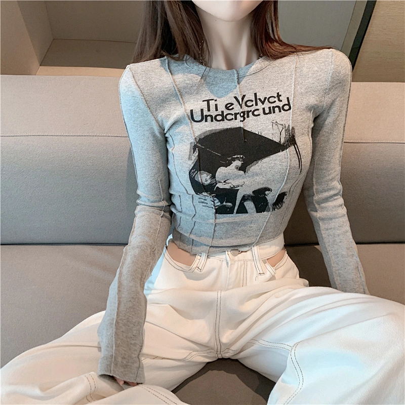 Ladies knit top shirt