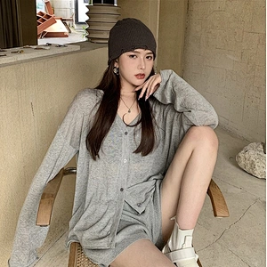 Ladies knit sweater suit