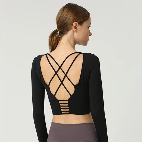 Ladies Long sleeve tops Sports Shirts