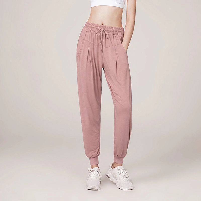Ladies fast dry Sport Loose Pants Gym running yoga pants
