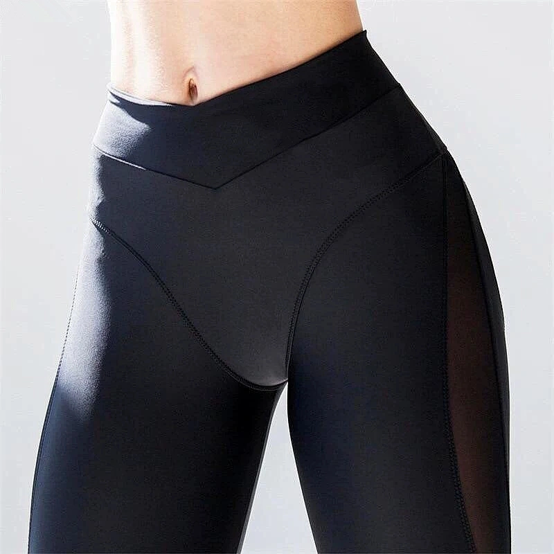 Ladies quick drying hip body shaper running yoga pants