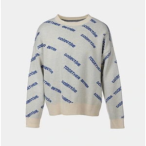 Man's jacquard pullover sweater