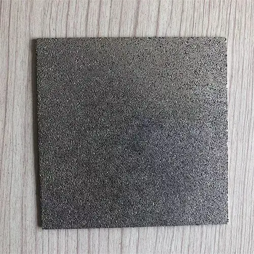 Titanium Powder Sintered Porous Electrode Plate Filter Plate