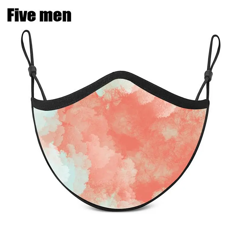 Five Men Skin Care Sport Wear Comfortable Silver Ion Cloth Reusable Face Protection Cover