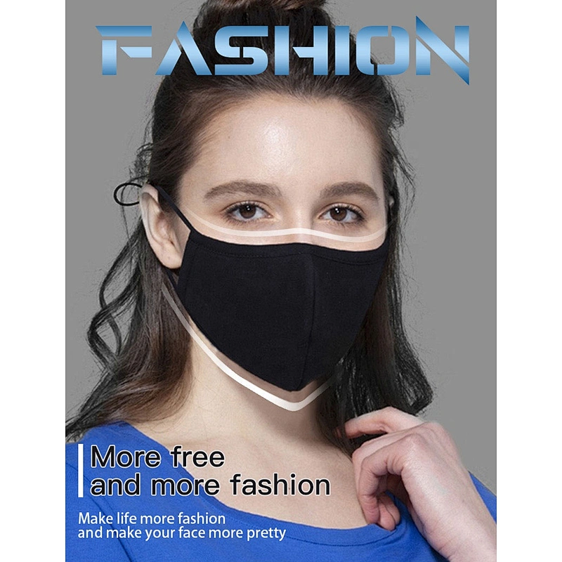 Five men customizable earloop mouth muffle silver ion fabric party designer face cover